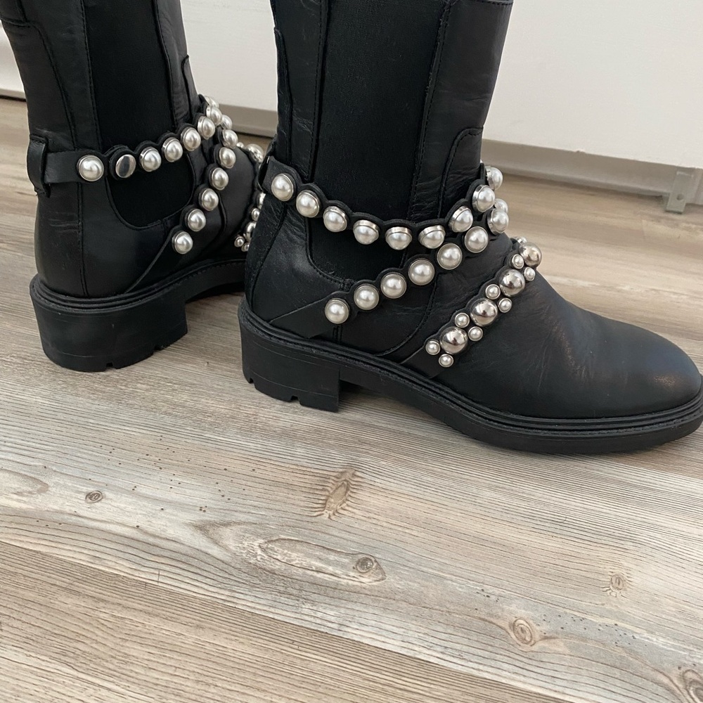 Zara biker boot